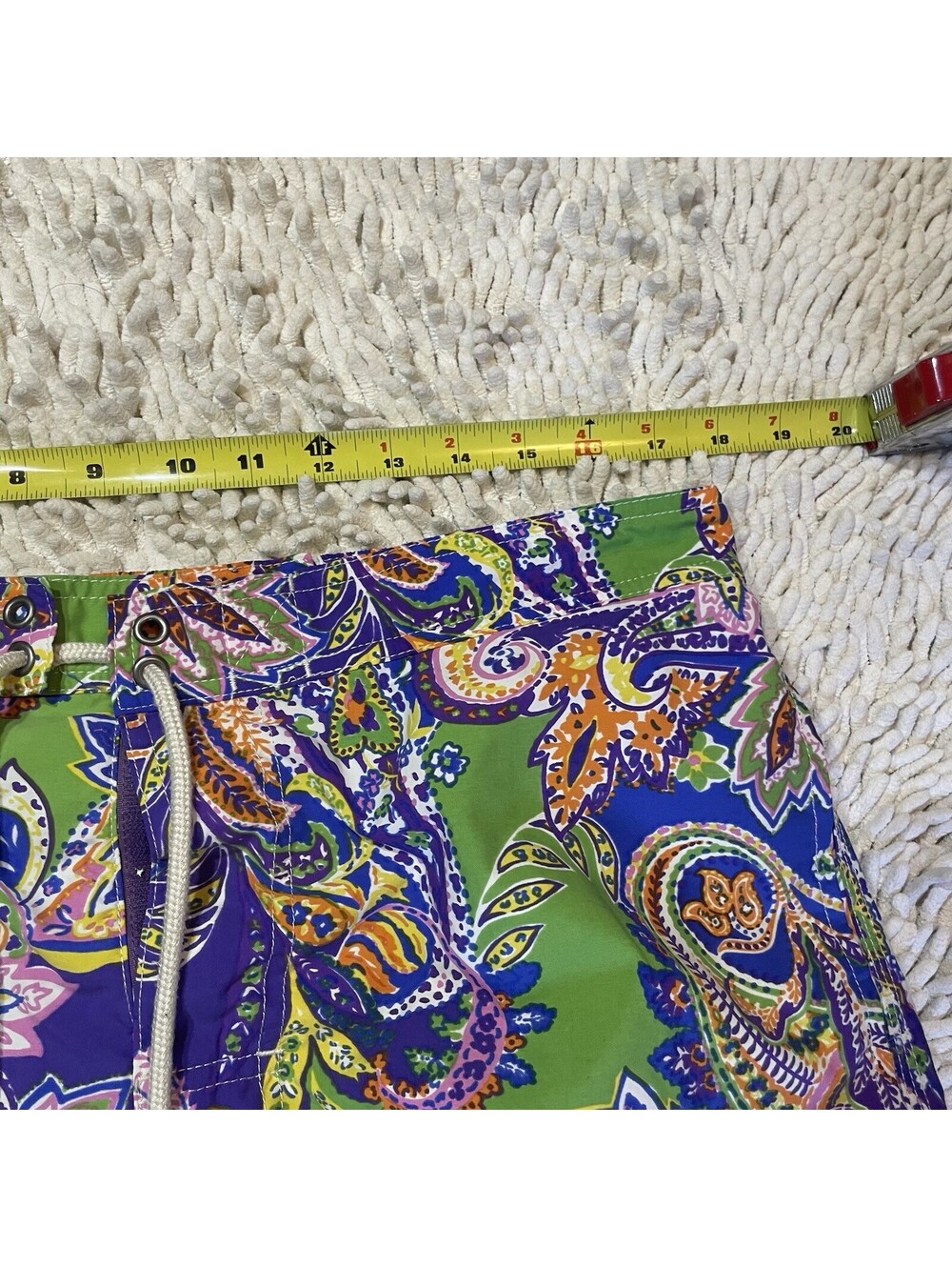 Polo Ralph Lauren Swim Trunks Mens Large Floral Board Shorts Hawaiian Tropical - Picture 4 of 6